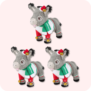 Dominick The Donkey Plush 3PCS