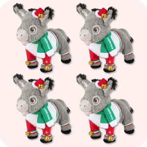 Dominick The Donkey Plush 4PCS